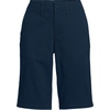 Women’s Elastic Back Classic 12″ Chino Shorts(Radiant Navy)