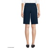 Women’s Elastic Back Classic 12″ Chino Shorts(Radiant Navy)