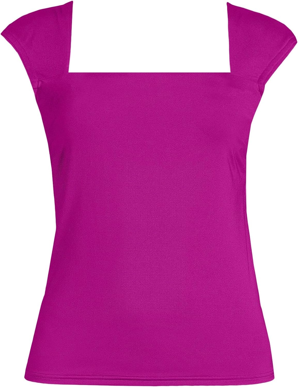 image:imageWomens Square Neck Underwire Square Back Tankini Swimsuit TopCrimson Rose