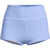 Lands’ End Women’s Tugless High Waisted Swim Boy Shorts(Soft Cloud Blue)