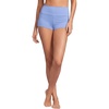 Lands’ End Women’s Tugless High Waisted Swim Boy Shorts(Soft Cloud Blue)