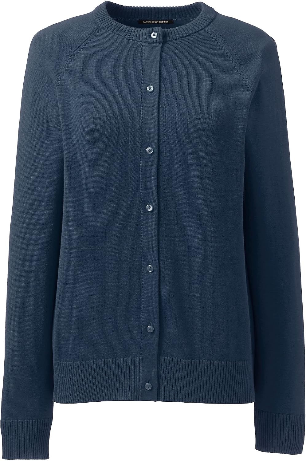 image:imageSchool Uniform Young Womens Cotton Modal Cardigan SweaterClassic Navy