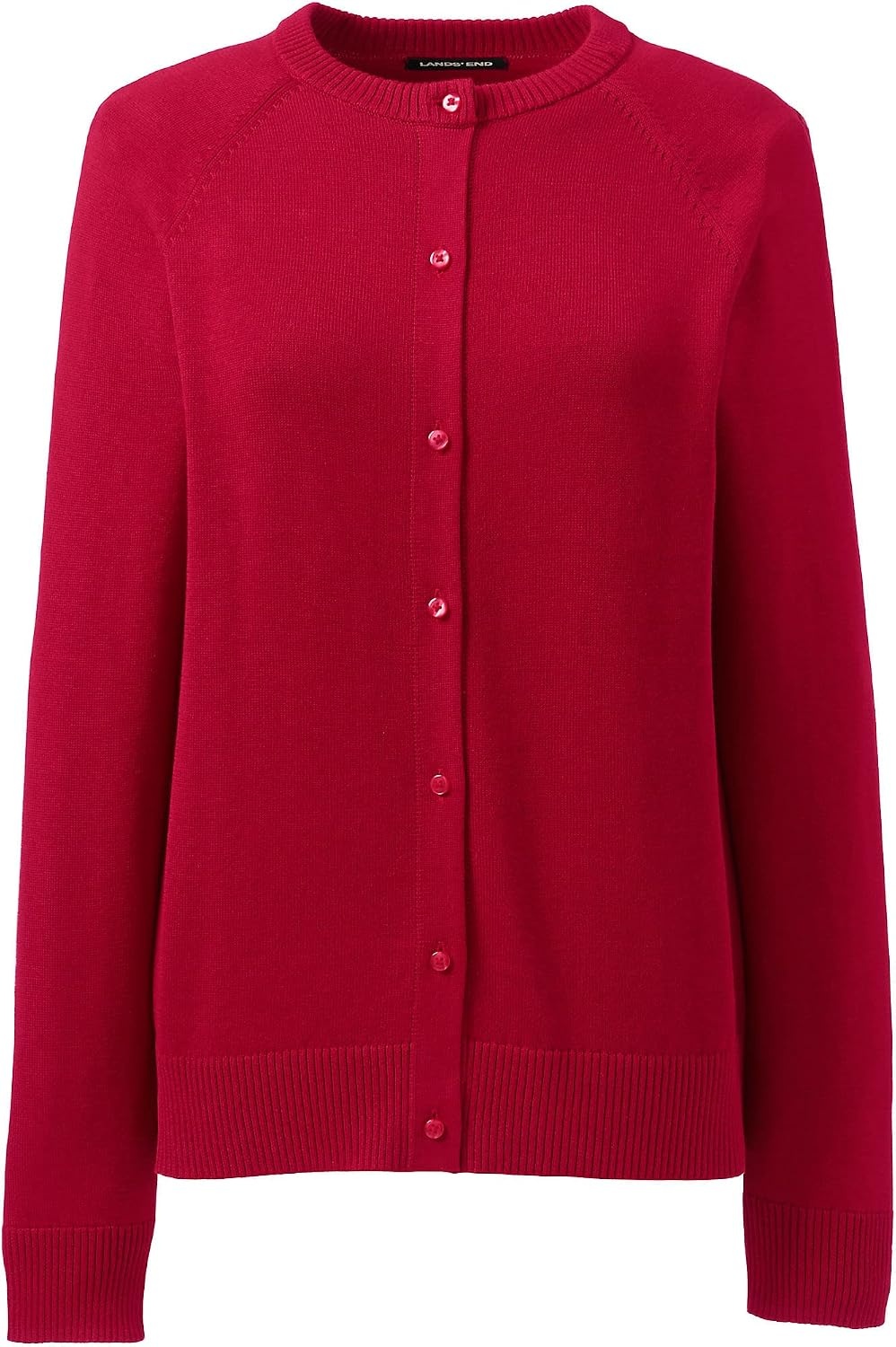 image:imageSchool Uniform Young Womens Cotton Modal Cardigan SweaterRed