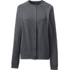 School Uniform Young Women’s Cotton Modal Cardigan Sweater(Coal Heather)