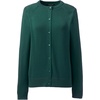 School Uniform Young Women’s Cotton Modal Cardigan Sweater(Evergreen)