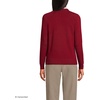 School Uniform Young Women’s Cotton Modal Cardigan Sweater(Garnet)