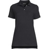 School Uniform Young Women’s Short Sleeve Mesh Polo Shirt(Black)