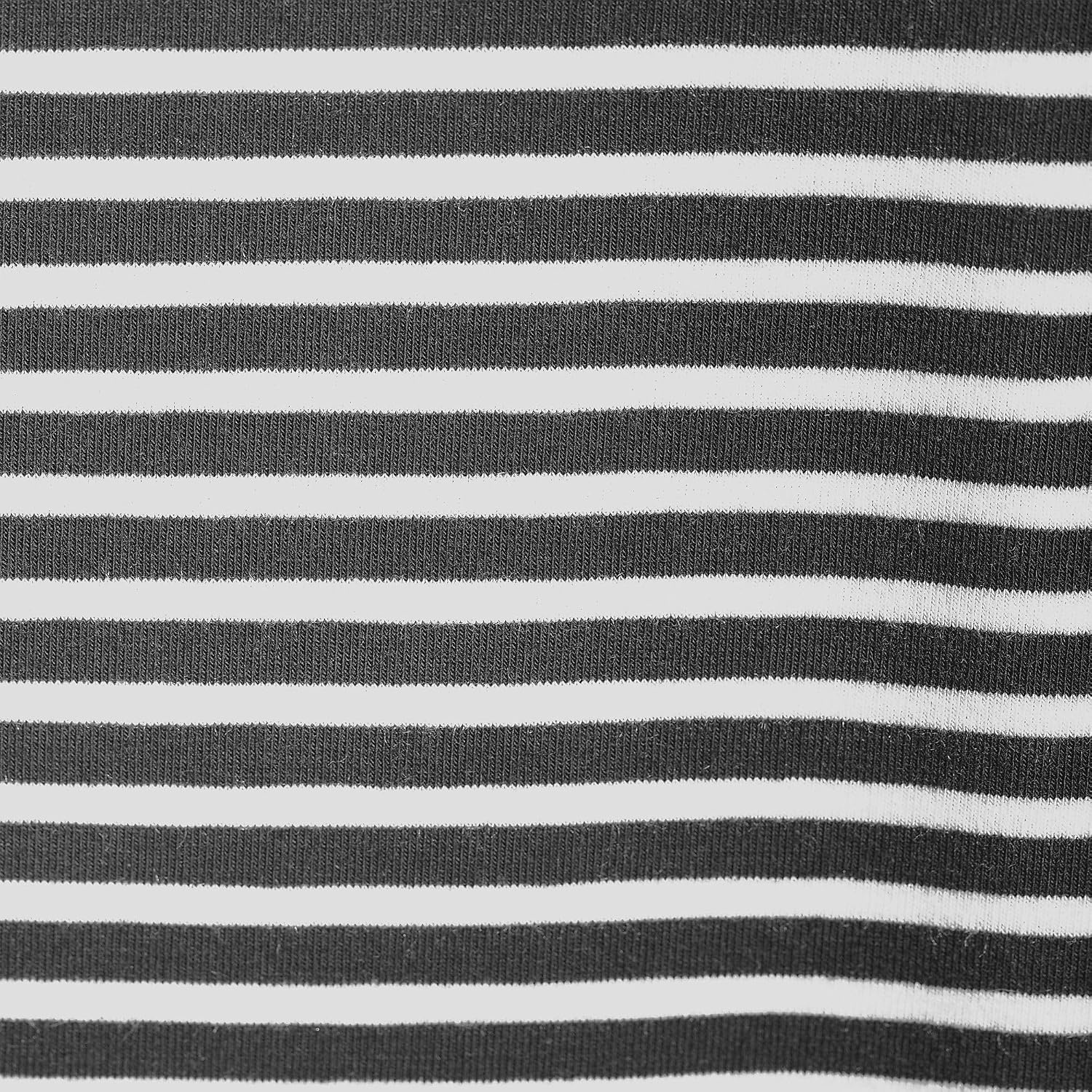 image:imageLands End Womens Power Performance Crewneck Tank TopBlackWhite Mini Stripe