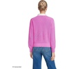 Lands’ End Women’s Cotton Rugby Sweater(Aster Pink)
