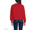 Lands’ End Women’s Cotton Rugby Sweater(Compass Red)