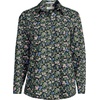 Lands’ End Women’s Pinwale Cord Long Sleeve Shirt(Woodland Forest Multi Floral)