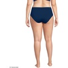 Lands’ End Women’s Mid Rise Bikini Bottoms(Deep Sea Navy)