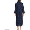 Women’s Eyelet Button Down Maxi Cover-up Dress(Deep Sea Navy)