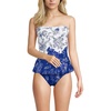White/Cobalt Floral Placement