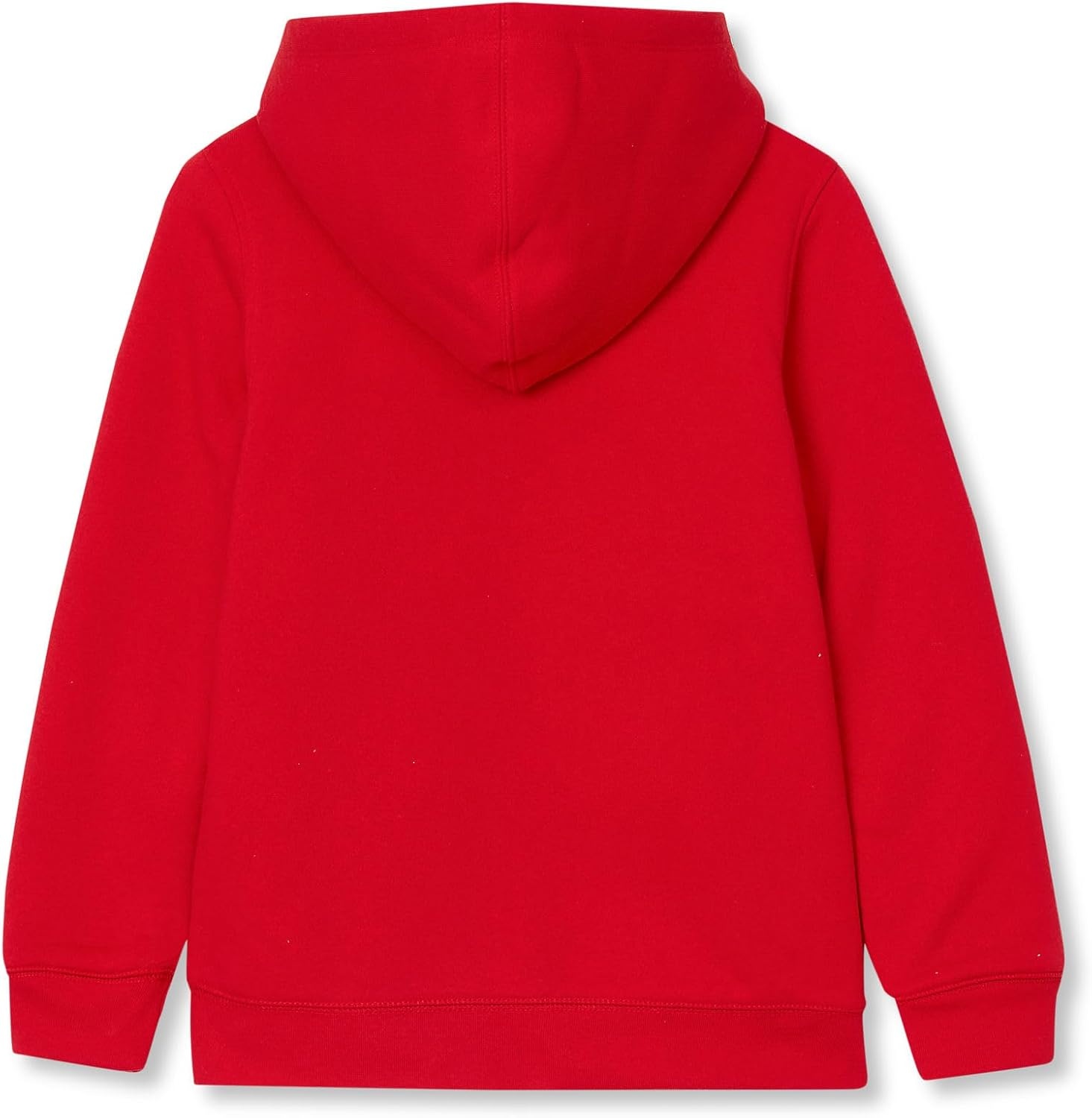 image:imageLands End Kids High Pile Lined Zip HoodieBright Red Buffalo Plaid
