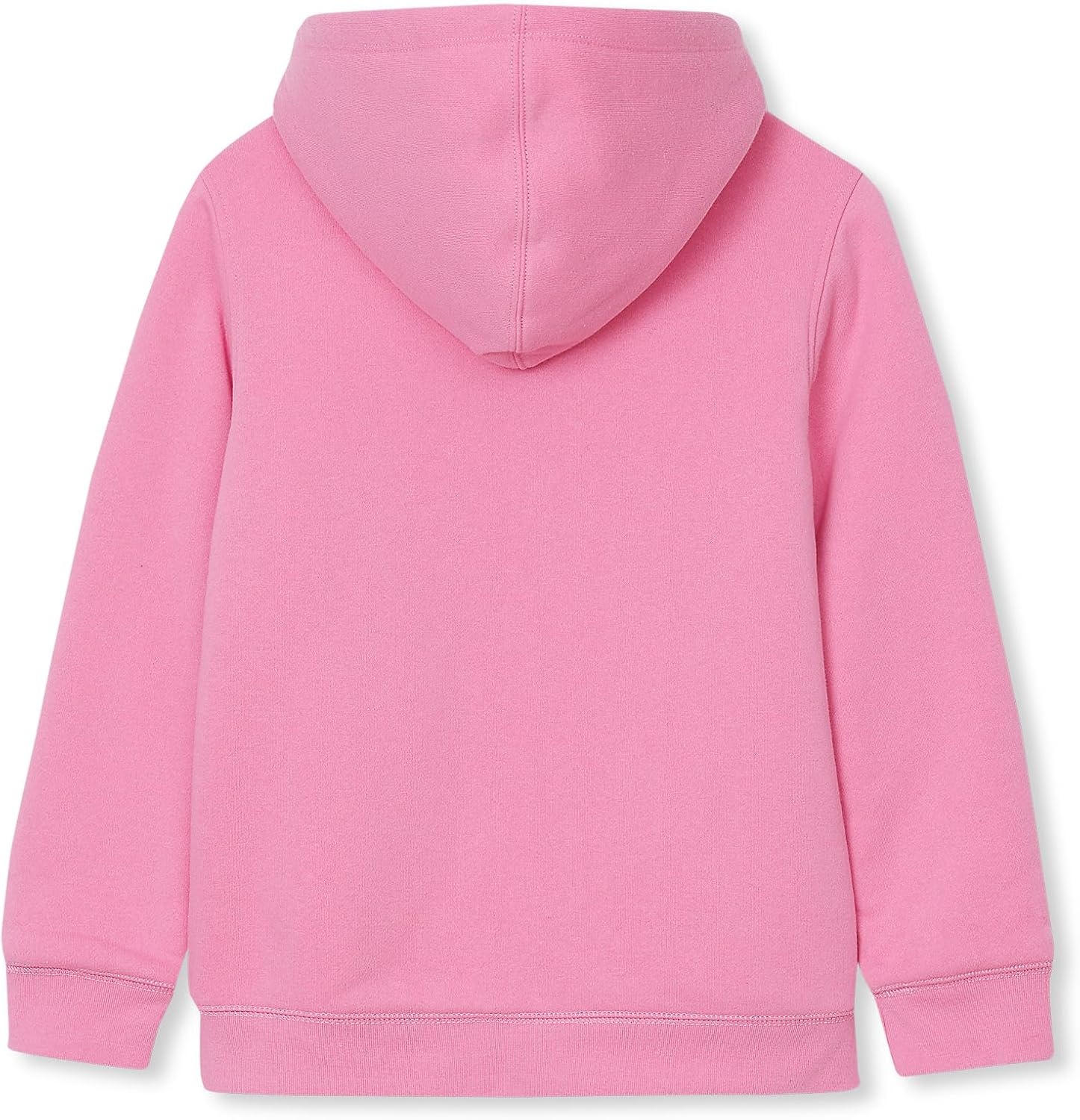 image:imageLands End Kids High Pile Lined Zip HoodieCheckFuchsiaCream
