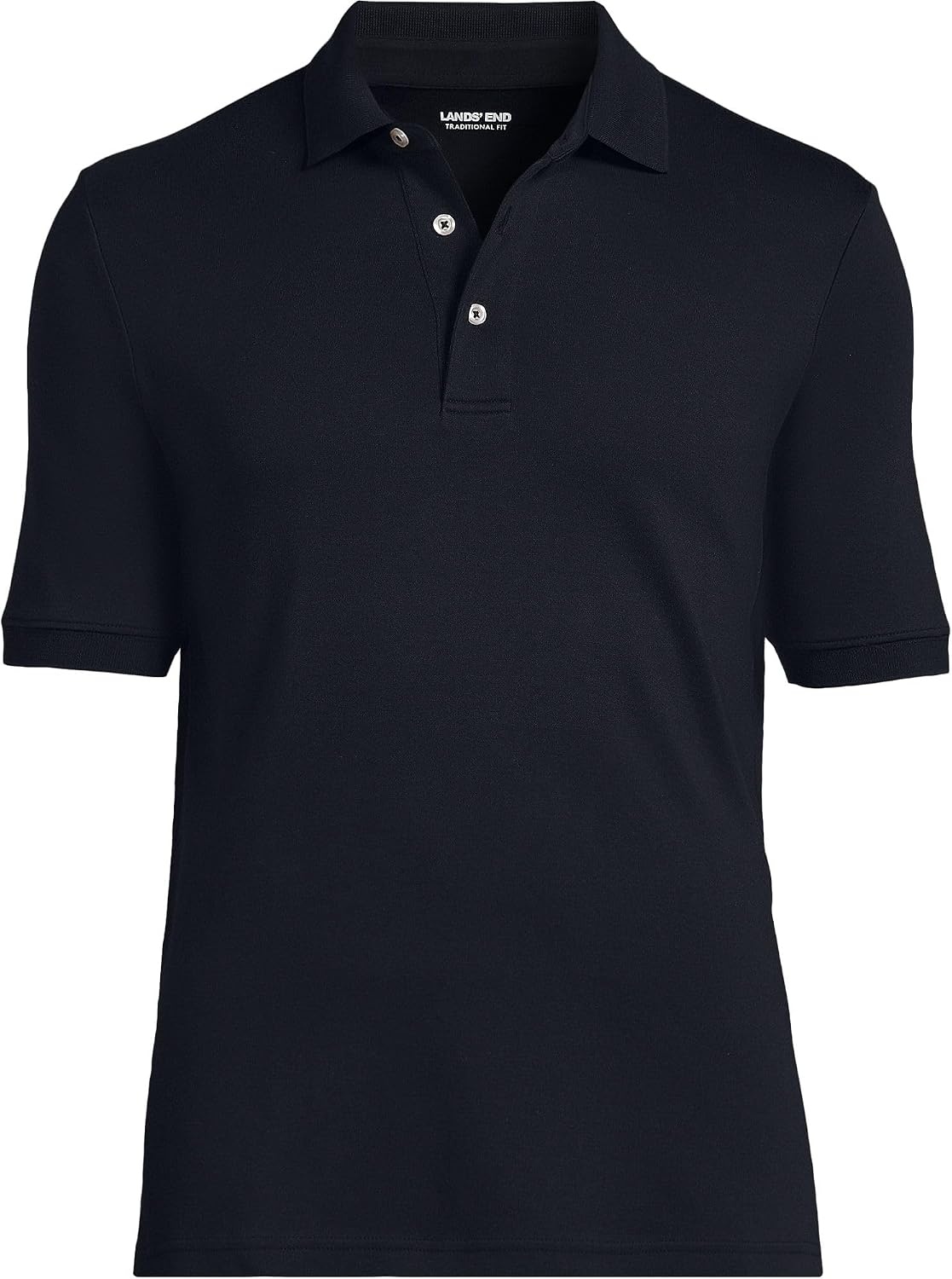image:imageLands End Mens Supima Cotton Polo ShirtBlack