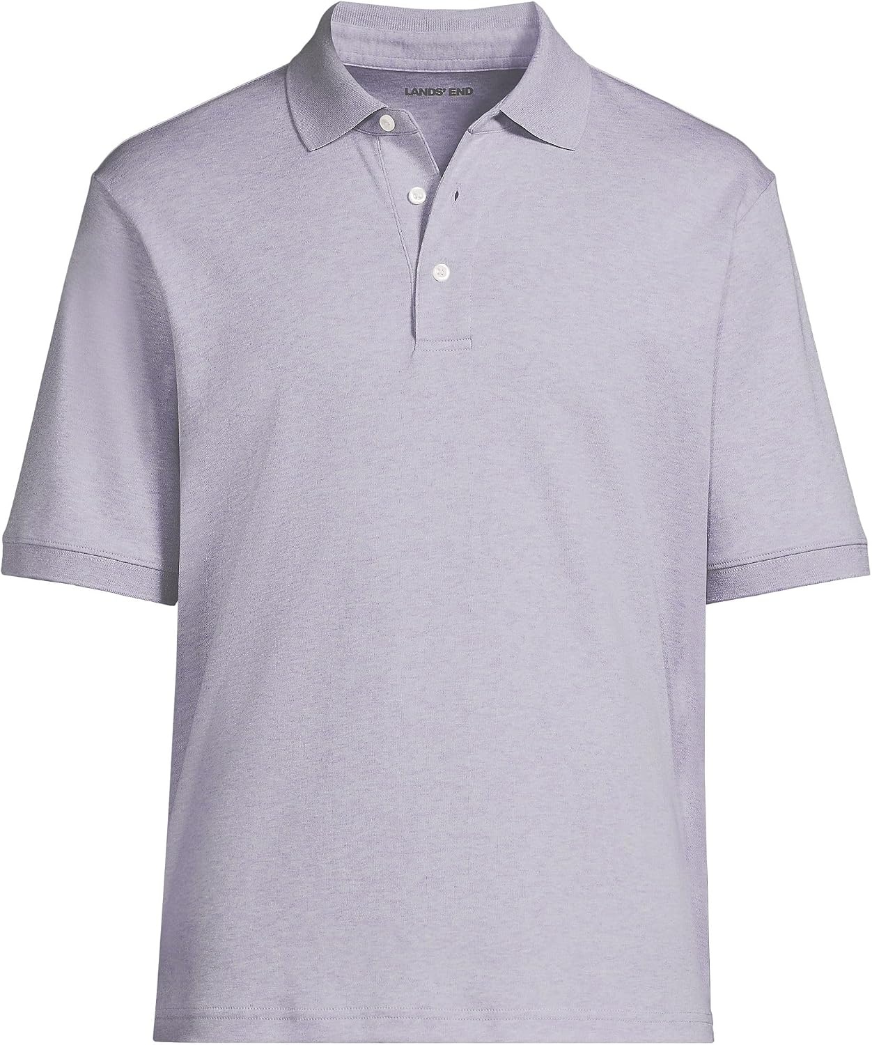 image:imageLands End Mens Supima Cotton Polo ShirtFrench Purple Heather