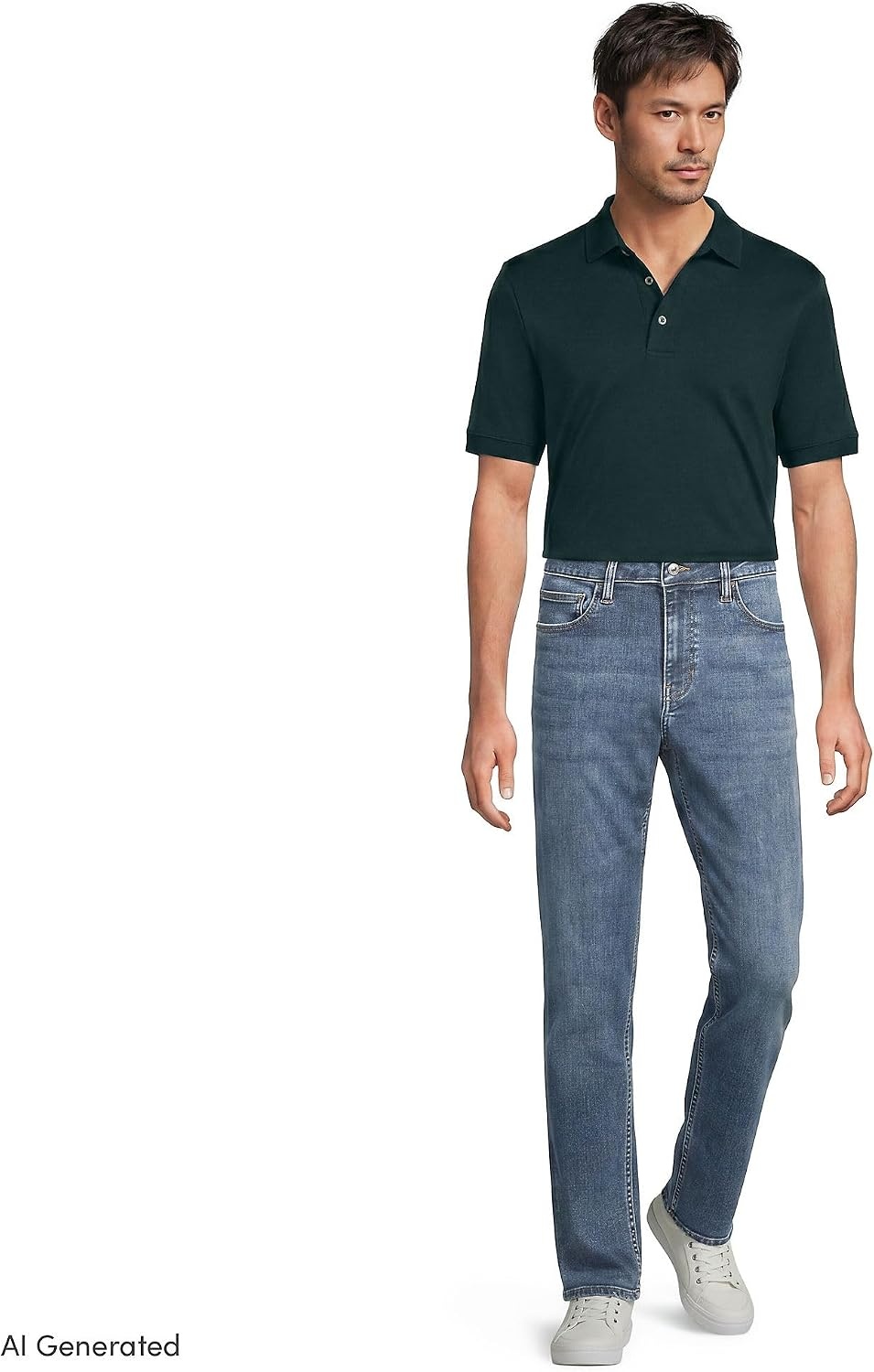 image:imageLands End Mens Supima Cotton Polo ShirtGreen Gables