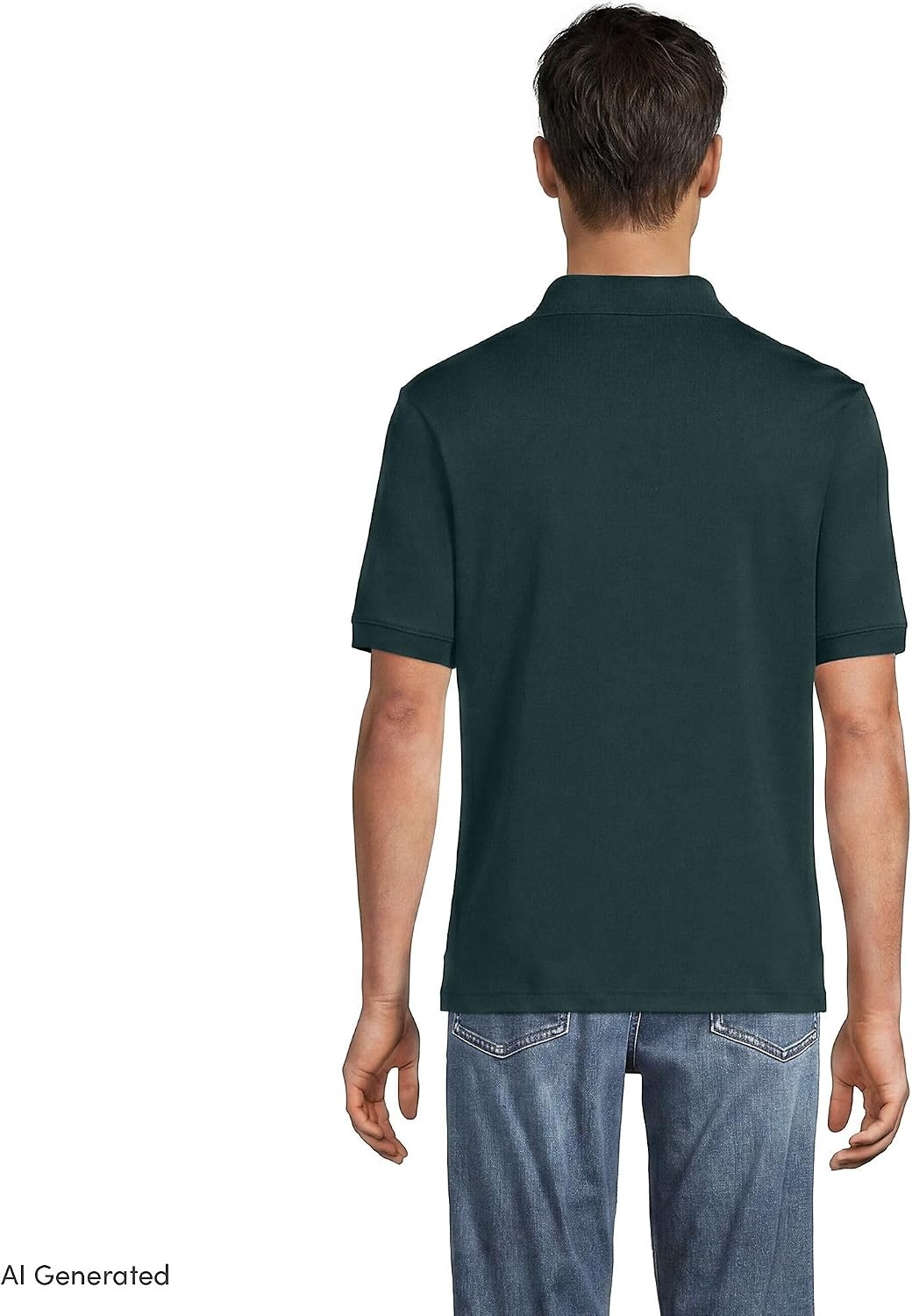 image:imageLands End Mens Supima Cotton Polo ShirtGreen Gables