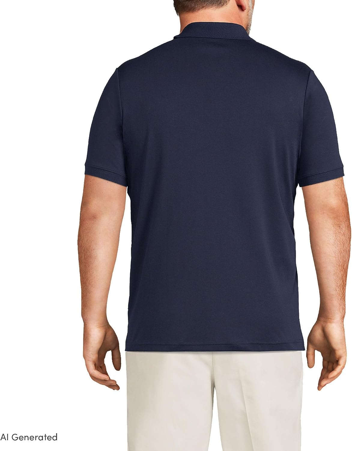 image:imageLands End Mens Supima Cotton Polo ShirtRadiant Navy