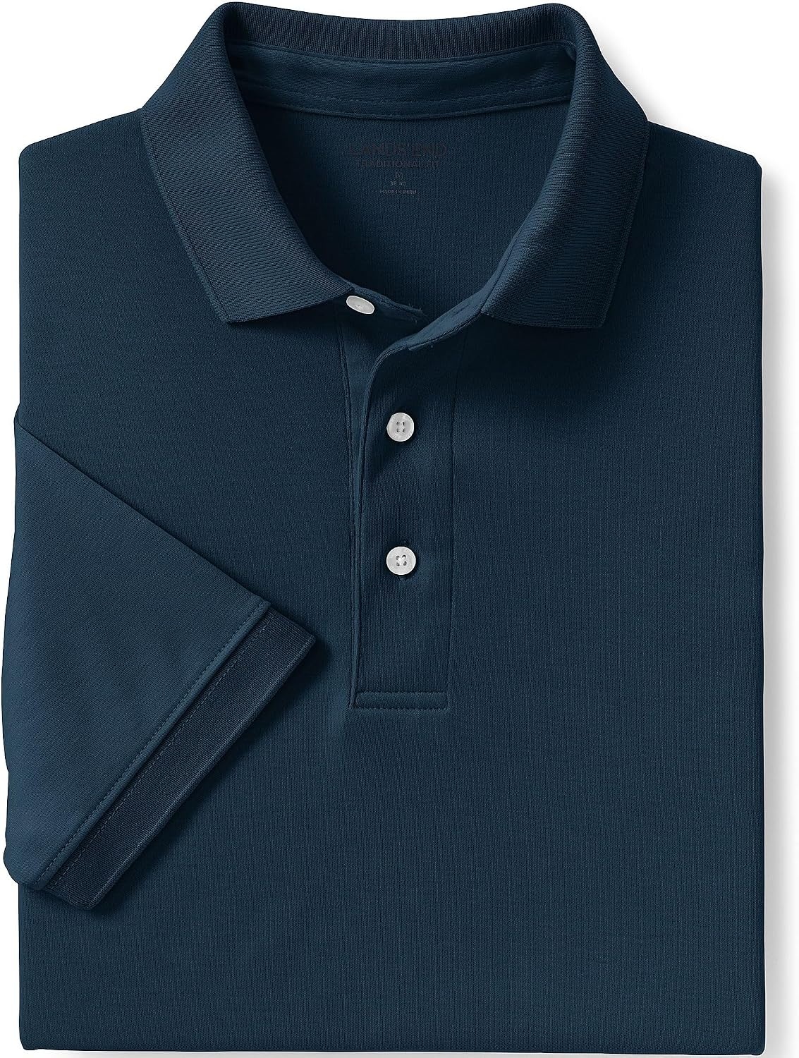 image:imageLands End Mens Supima Cotton Polo ShirtRadiant Navy