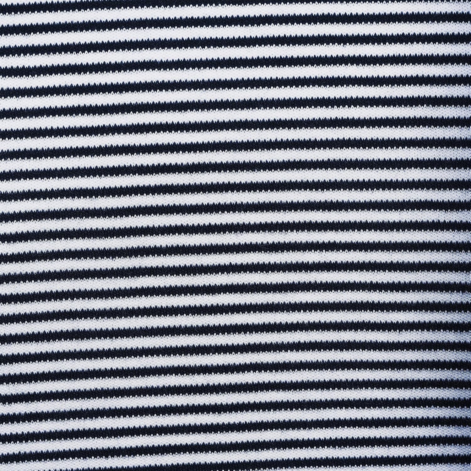 image:imageLands End Mens Supima Cotton Polo ShirtRadiant Navy Micro Stripe
