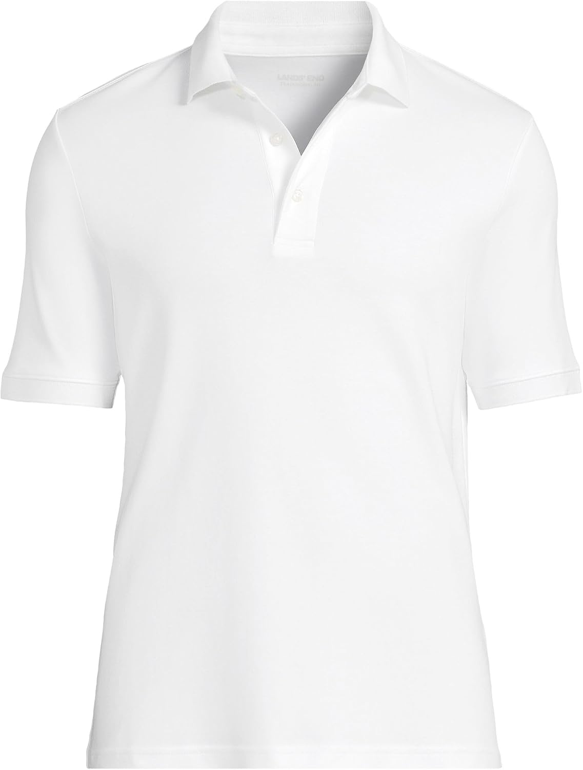 image:imageLands End Mens Supima Cotton Polo ShirtWhite