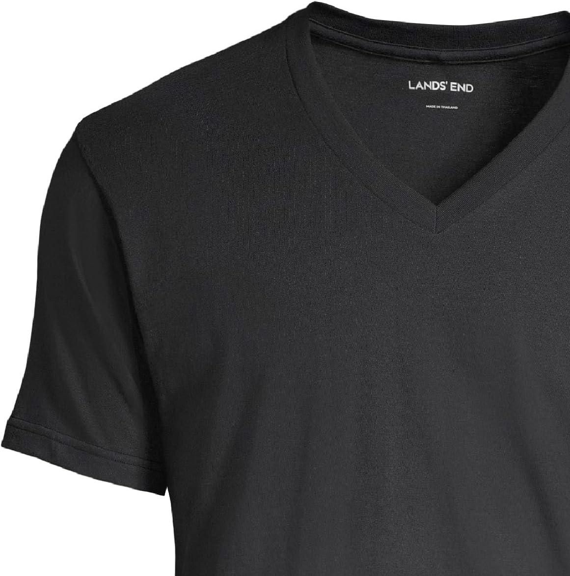 image:imageLands End Mens VNeck TShirt 3 PackMulti 3 Pack