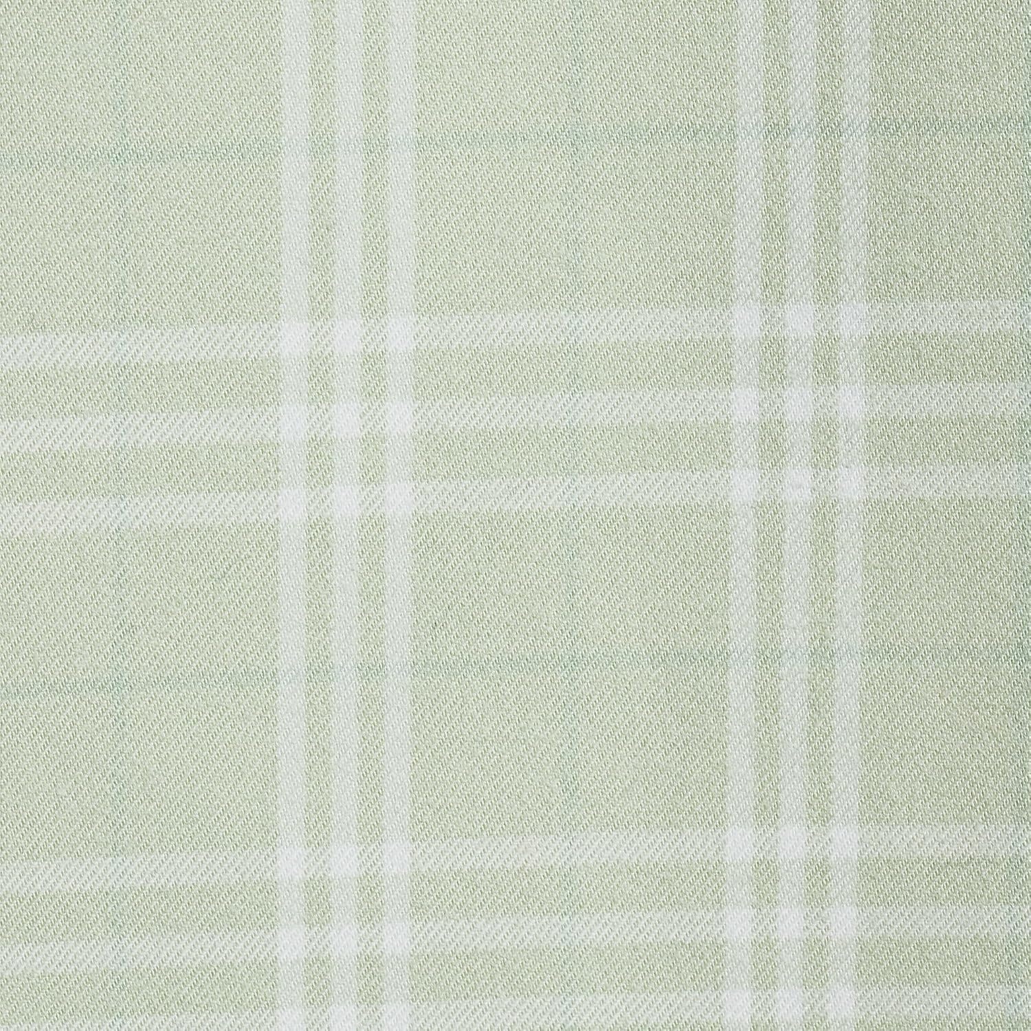 image:imageMens Short Sleeve No Iron Twill ShirtLight Stone Green Plaid