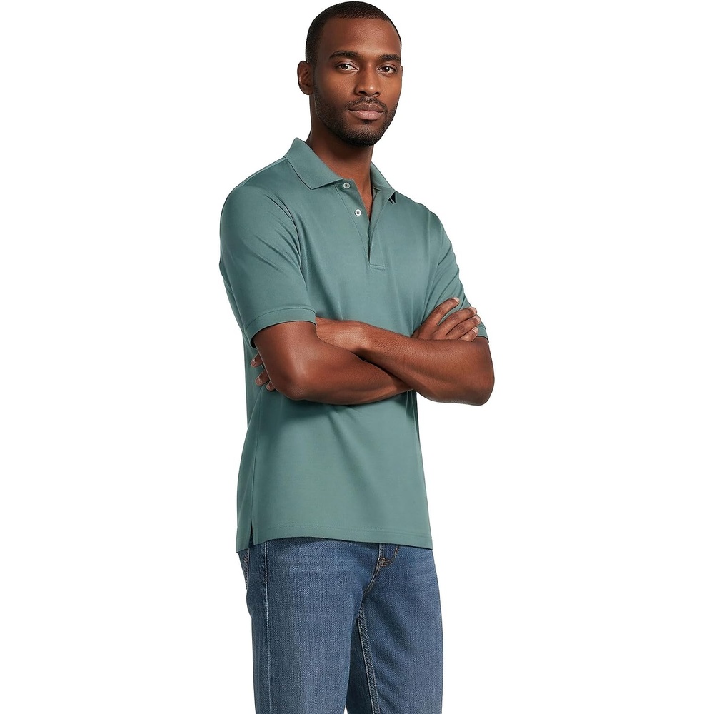 image:imageLands End Mens Supima Cotton Polo ShirtTourmaline