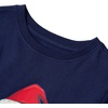 Lands’ End Boys Graphic T Shirt(Santa Shark/True Navy)