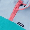 Lands’ End Kids Fleece Quarter Zip(Ceramic Blue/Sky Blue)