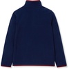 Lands’ End Kids Fleece Quarter Zip(Orange/Navy)