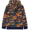 Lands’ End Kids High Pile Lined Zip Hoodie(Camo/Navy)
