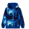 Lands’ End Kids High Pile Lined Zip Hoodie(Galaxy/Royal Blue)