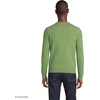 Lands’ End Men’s Fine Gauge Cashmere Sweater(Wild Moss Heather)