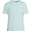 Lands’ End Men’s Short Sleeve American-Grown Supima Cotton Tee with Pocket(Light Seagrass)