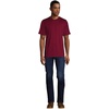 Lands’ End Men’s Super-T Short Sleeve T-Shirt(Rich Burgundy)