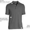 Lands’ End Men’s Supima Cotton Polo Shirt(Dark Charcoal Heather)