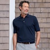 Lands’ End Men’s Supima Cotton Polo Shirt(Radiant Navy)