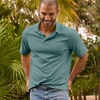 Lands’ End Men’s Supima Cotton Polo Shirt(Tourmaline)