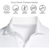 Lands’ End Men’s Supima Cotton Polo Shirt(White)