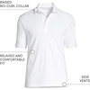 Lands’ End Men’s Supima Cotton Polo Shirt(White)