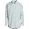Lands’ End Men’s Tailored Fit No Iron Solid American-Grown Supima Cotton Oxford Dress Shirt(Pale Eucalyptus)