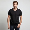 Lands’ End Men’s V-Neck T-Shirt 3 Pack(Black)