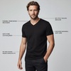 Lands’ End Men’s V-Neck T-Shirt 3 Pack(Black)