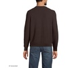 Lands’ End Men’s Washable Merino Sweater(Rich Coffee)