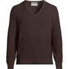 Lands’ End Men’s Washable Merino Sweater(Rich Coffee)