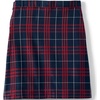 Lands’ End School Uniform Girls Solid A-line Skirt Below the Knee(Classic Navy Large Plaid)